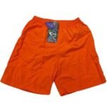 Short Infantil/Juvenil con bolsillos trasero y delantero (Naranja)