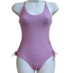 Entero juvenil estampado con ruche parte baja (Color 2)