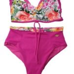 Sostén top ruche, panty con control de abdomen. (Color 2)