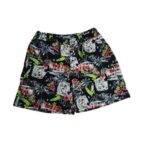 Short Infantil (Negro estampado)