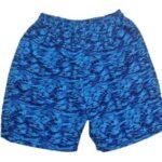 Short infantil con bolsillos trasero y delantero (Azul Camuflado)