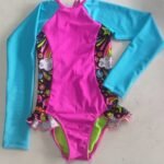 Entero juvenil manga larga con faralado